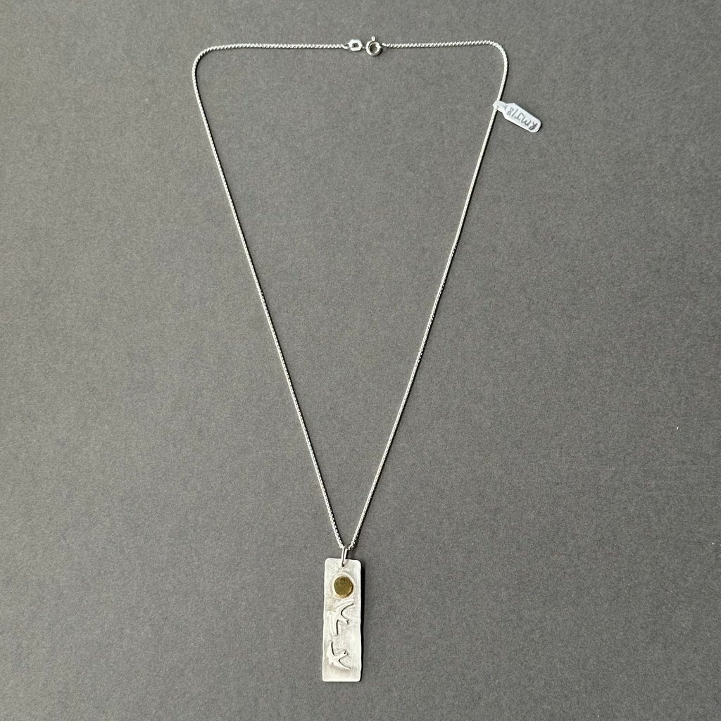 Sterling Silver Pendant - Swifts at Midday Sun