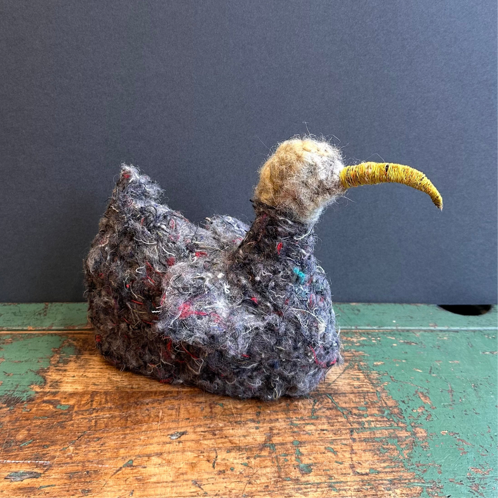 Textile Sculpture ‘Tallulah the Swimming Bird’