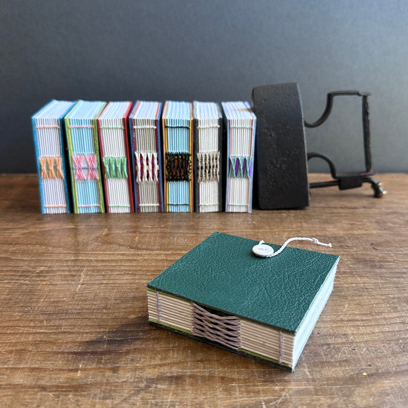 Recycled Leather Notebook [Tiny] Forest