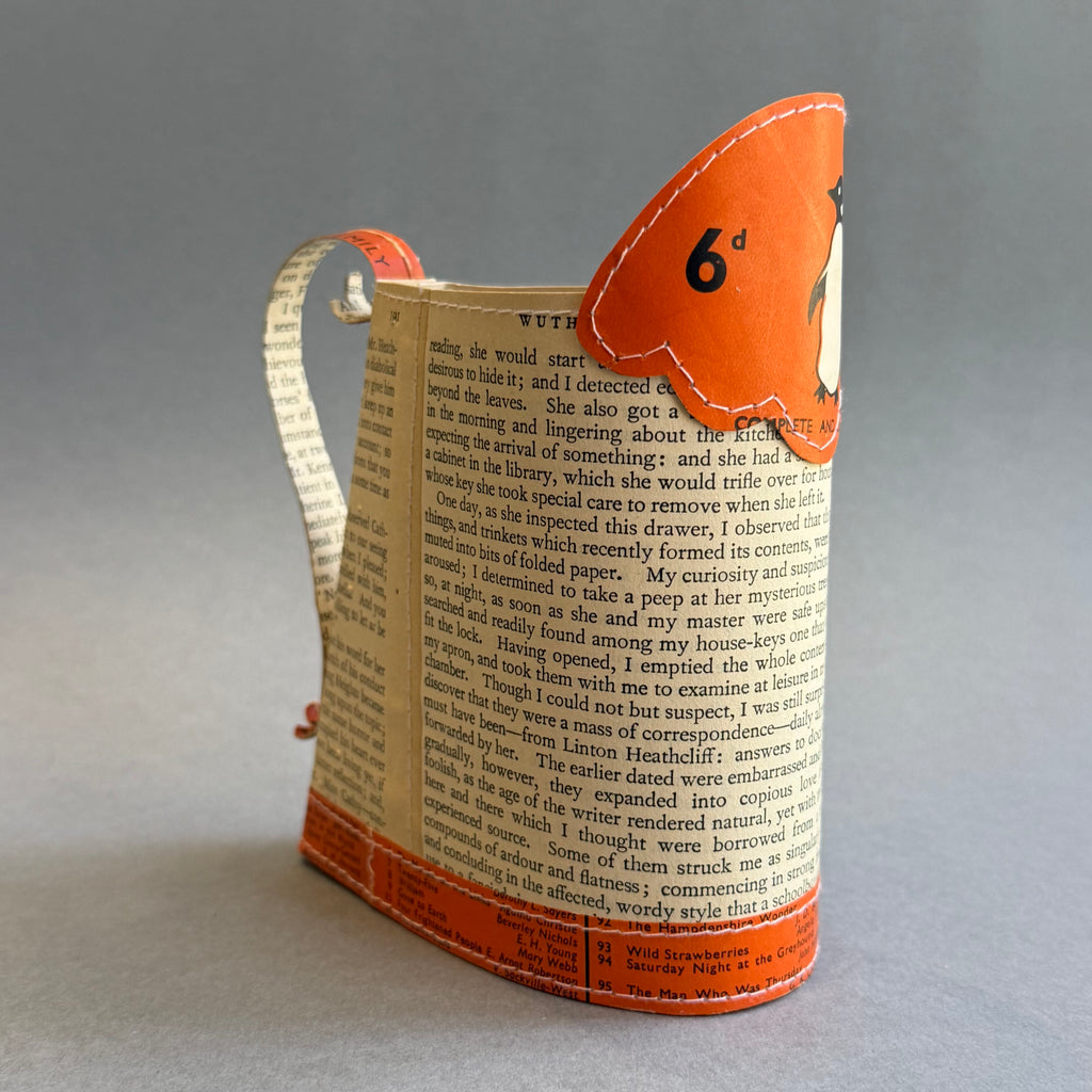 Paper Jug - Medium - Penguin Orange - Wuthering Heights