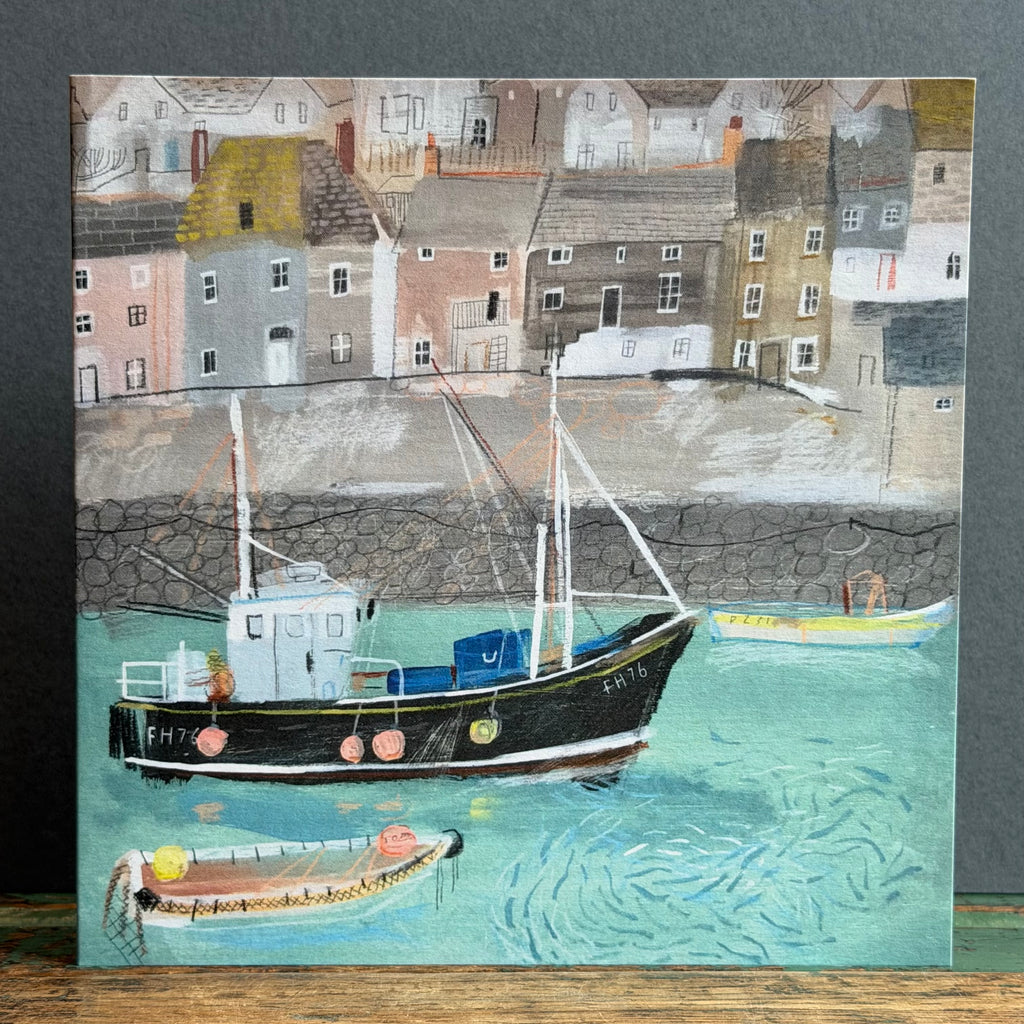 G/Card - Janine Burrows - Black Boat