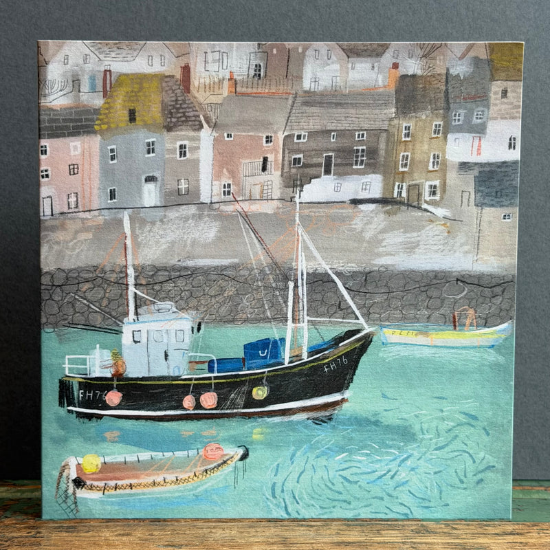 G/Card - Janine Burrows - Black Boat