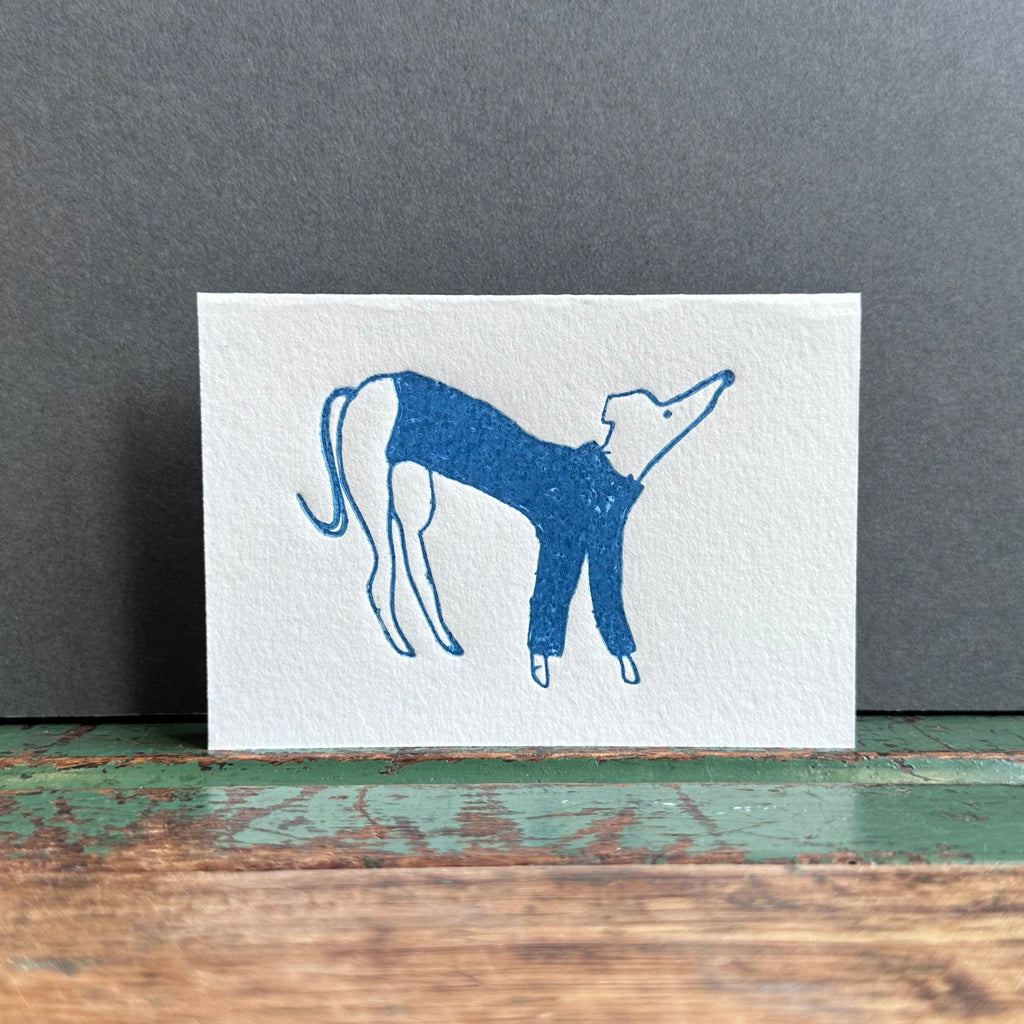 Embossed G/Card - Jumper Dog