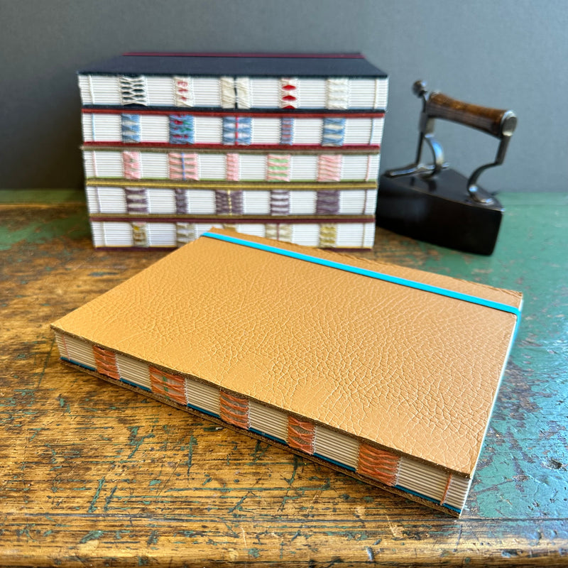 Exposed Spine Notebook [Large] - Paprika