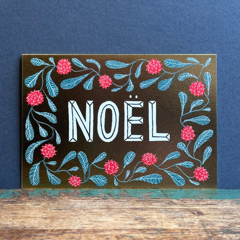Christmas Card - Foiled - Noël