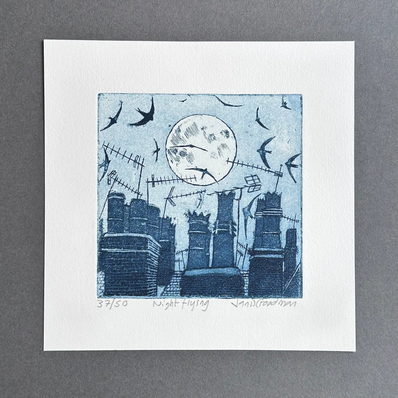 Etching - Night Flying - Unframed