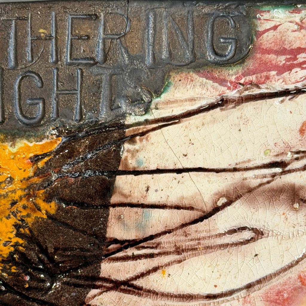 Ceramic Tile - Wuthering Heights #A *hairline crack*