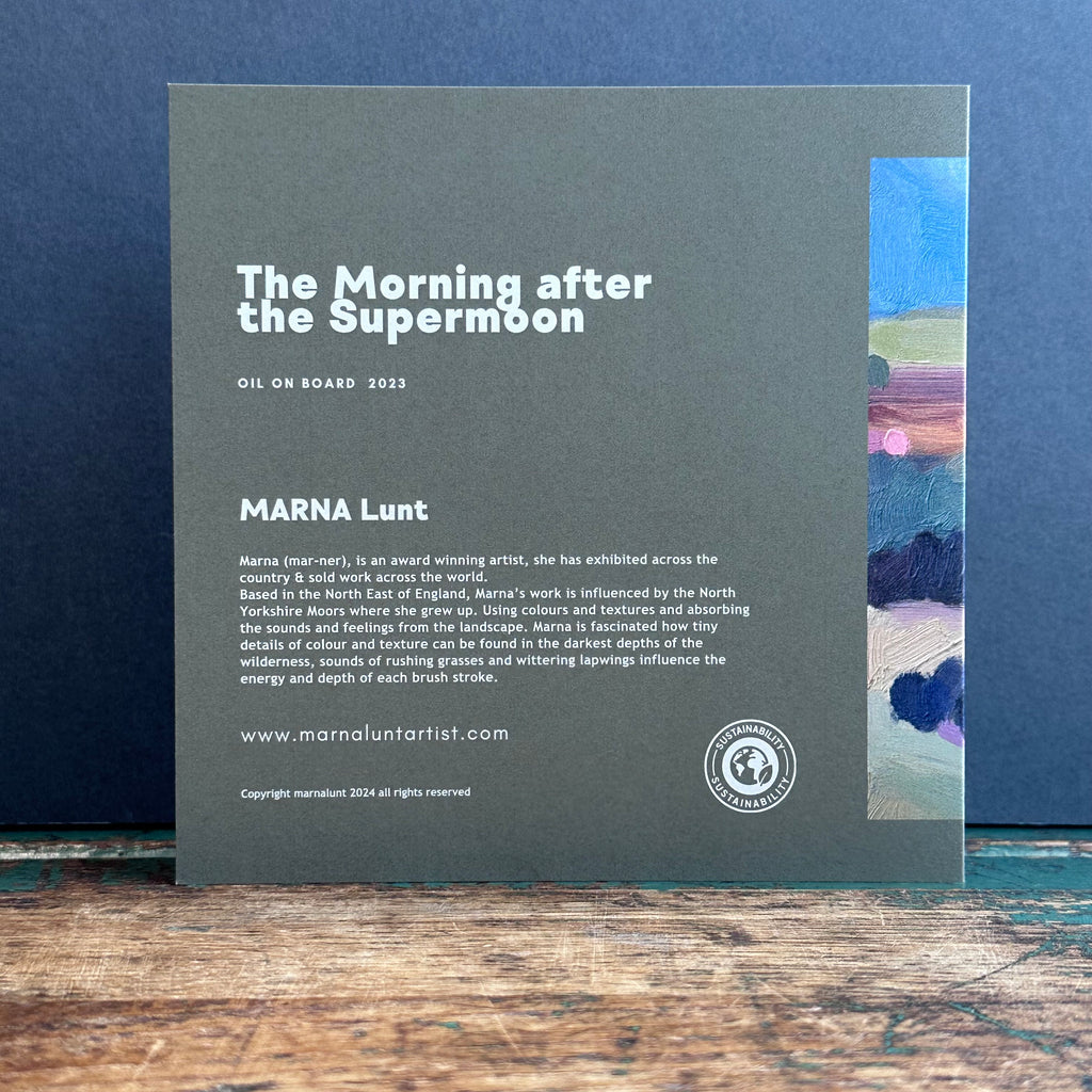 G/Card - Marna Lunt - The Morning After the Supermoon