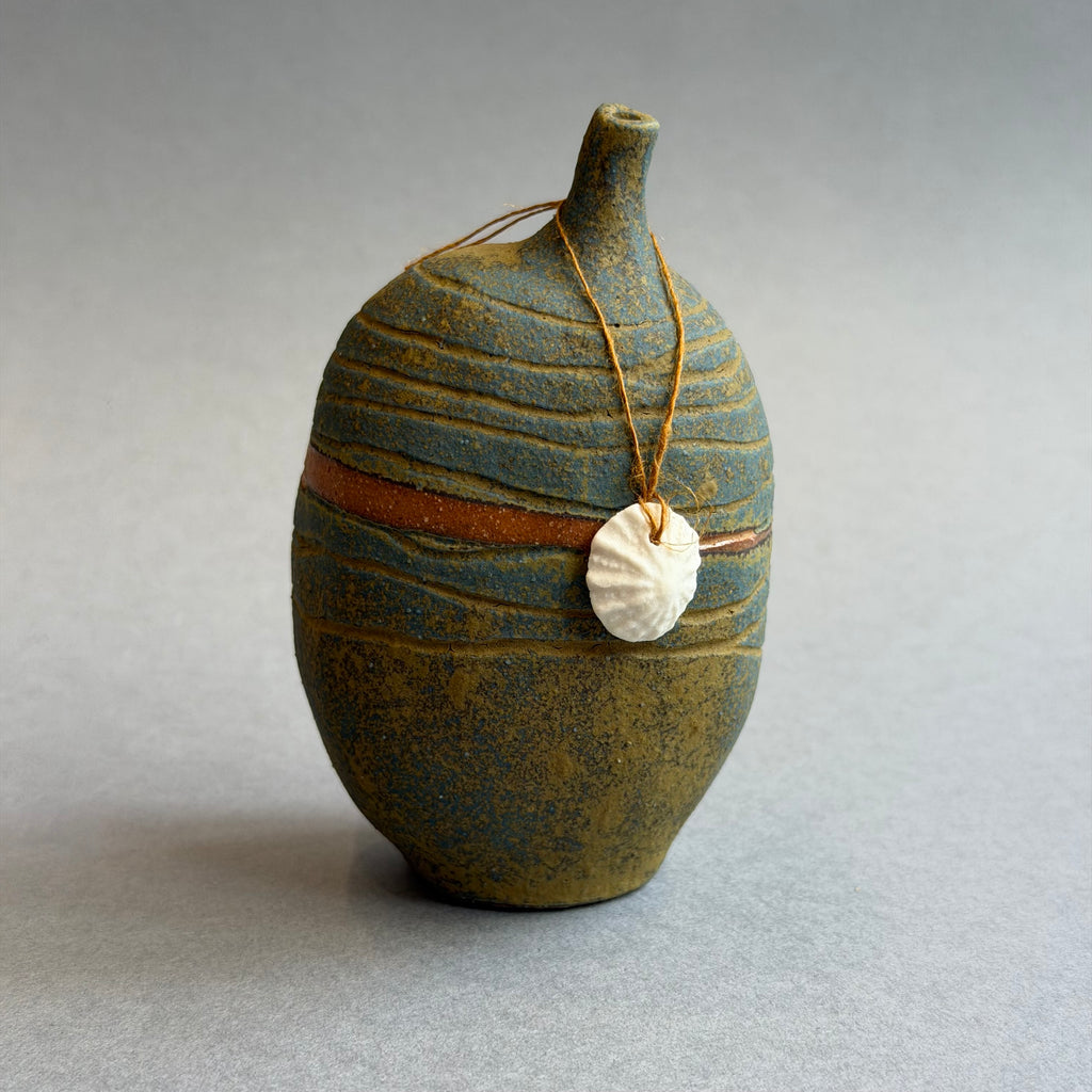 Rattling Pebble Bottle - Iron Blue [Three Sizes Available]