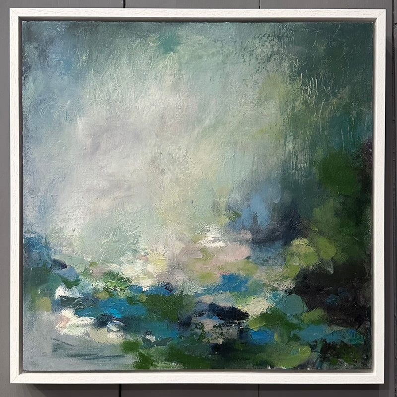 Verdant Landscape - Oil on Board