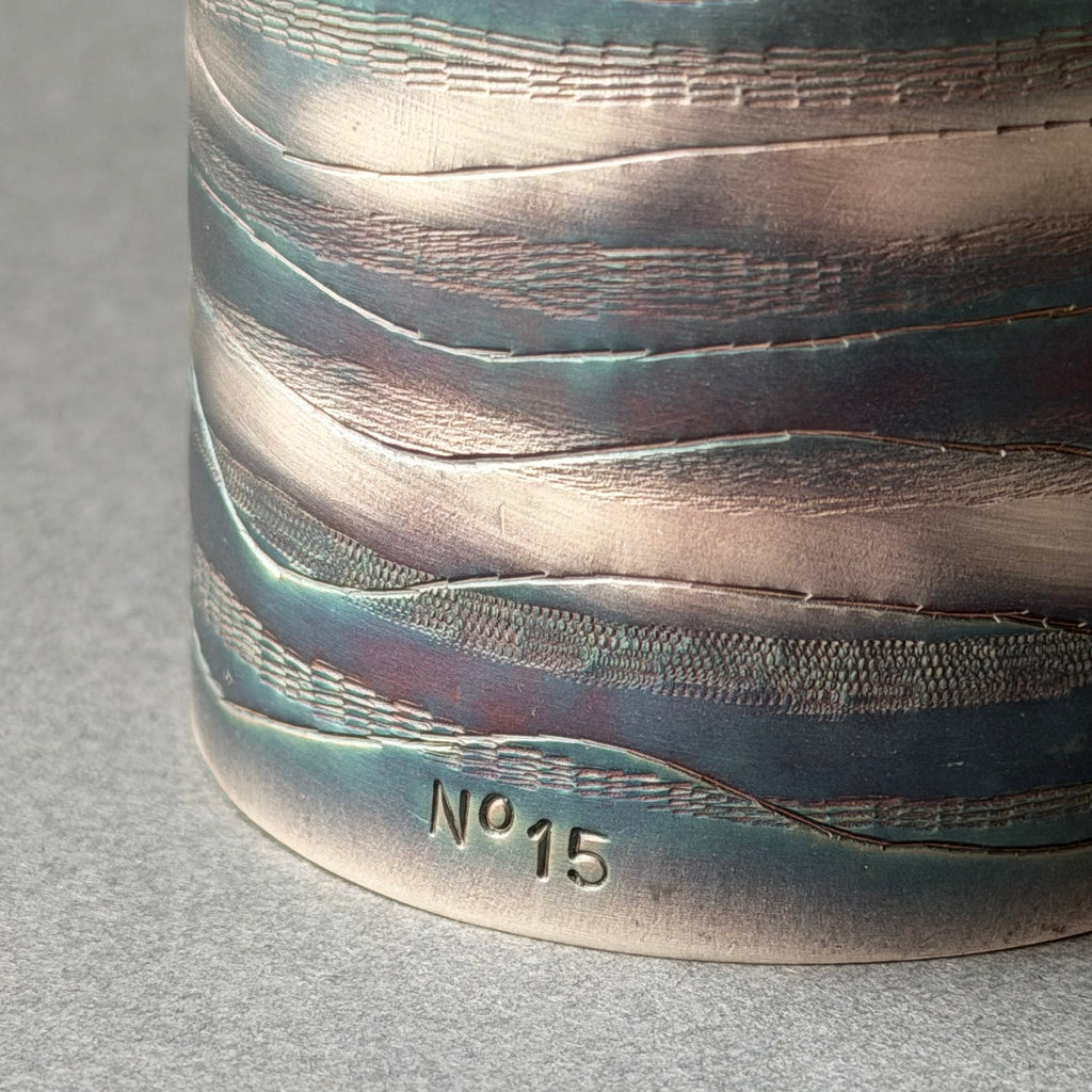 Pot - Small - Chased Silver Plate -  No15