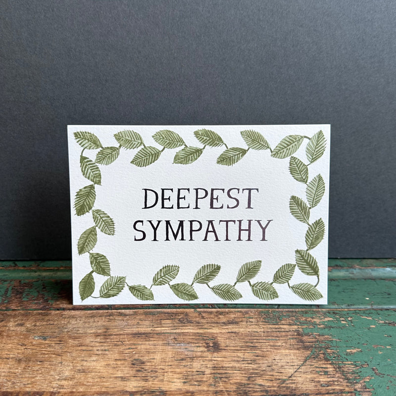 Foiled Card - Deepest Sympathy