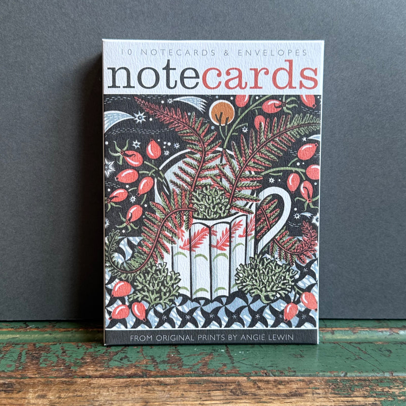 Notecards - Angie Lewin - Fern Cup/Persephone Snow