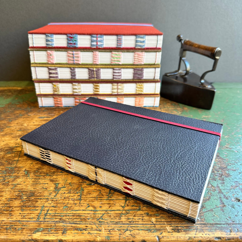 Exposed Spine Notebook [Large] - Dark Navy