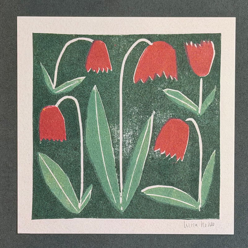 Luiza Holub - Sm Square - Digital Print - Tulips