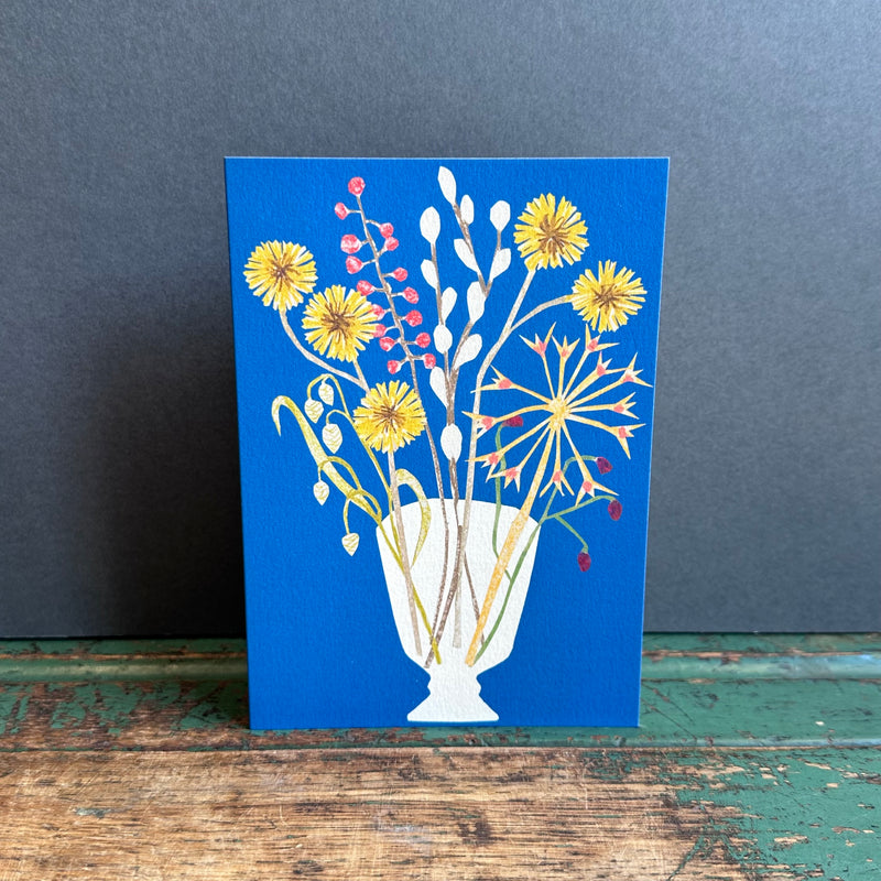 Greeting Card - Glass Vase