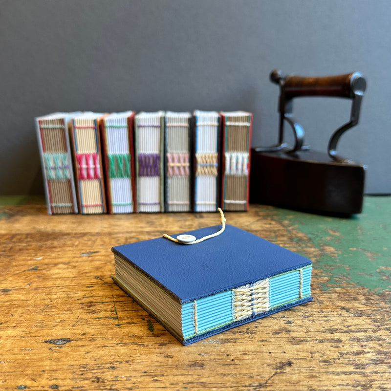 Exposed Spine Notebook [Tiny] - Cobalt