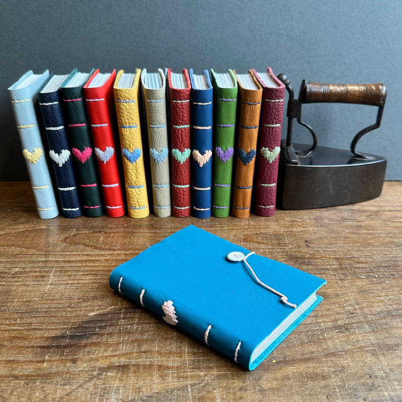 Darned Heart Notebook [Small] - Azure