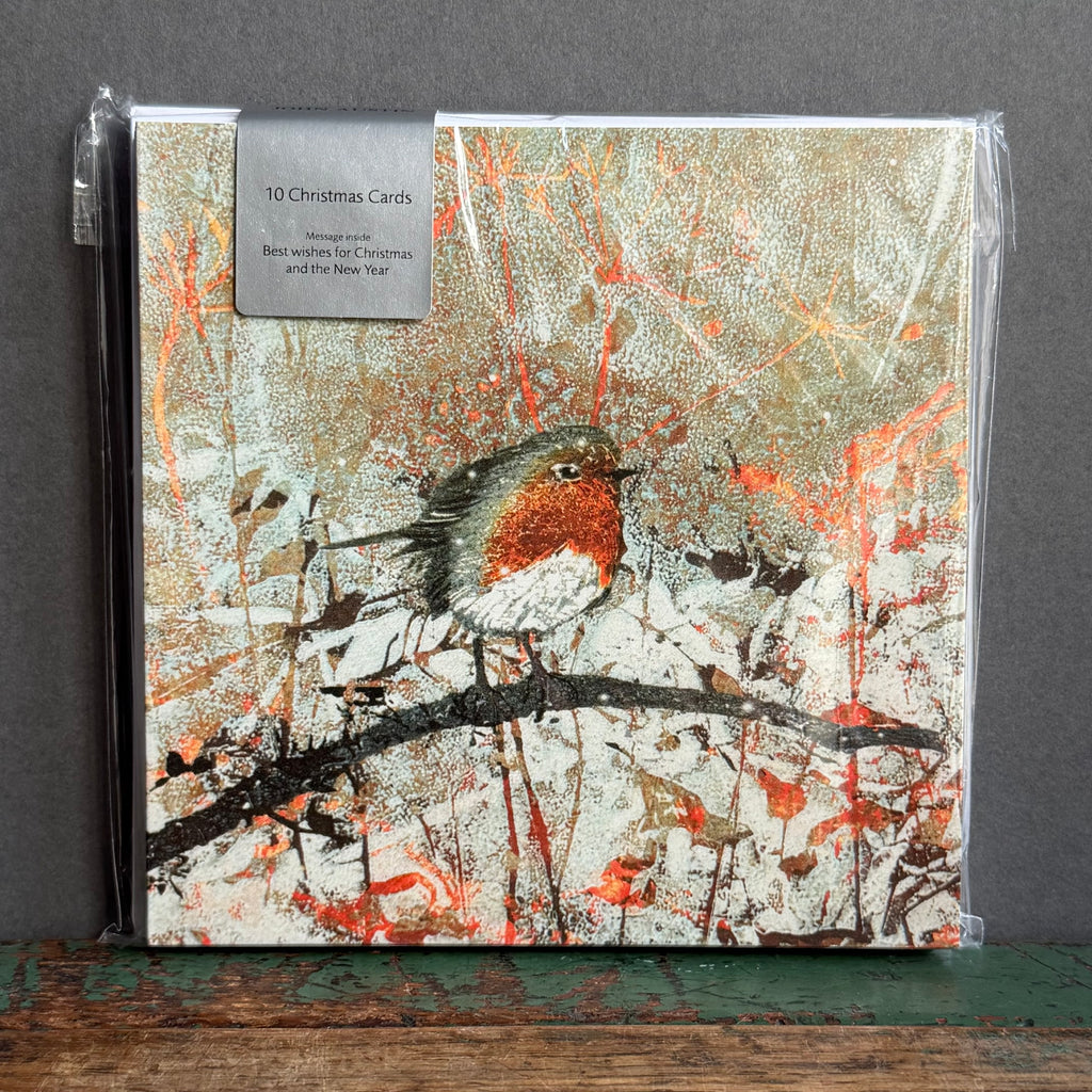 Christmas Card Pack - Set of 10 - Rachel Sargent - Winter Hedgerow