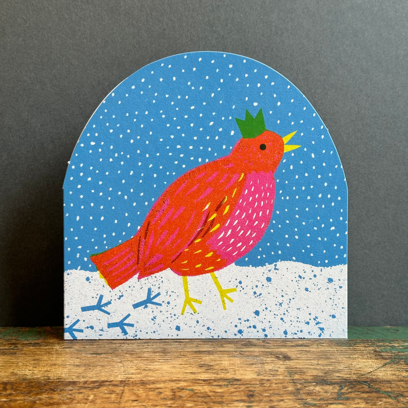 G/Card - Snow Globe - Robin