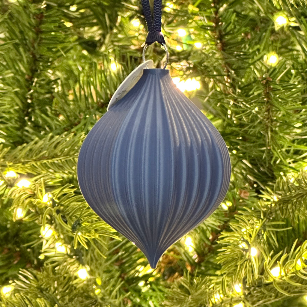 3D Printed Bauble - Lavender - Droplet