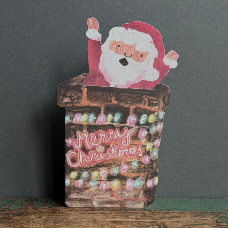 G/Card - Laura Skilbeck - Santa In Chimney