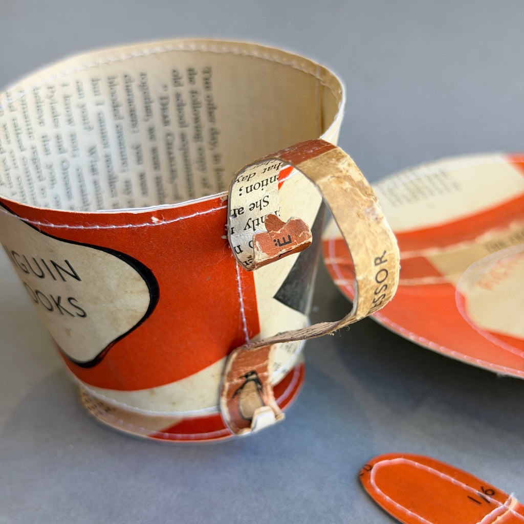 Paper Teacup - Penguin Orange - Bronte