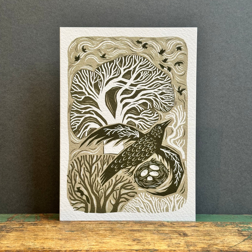 G/Card - Folded Forest - Woodland Bird