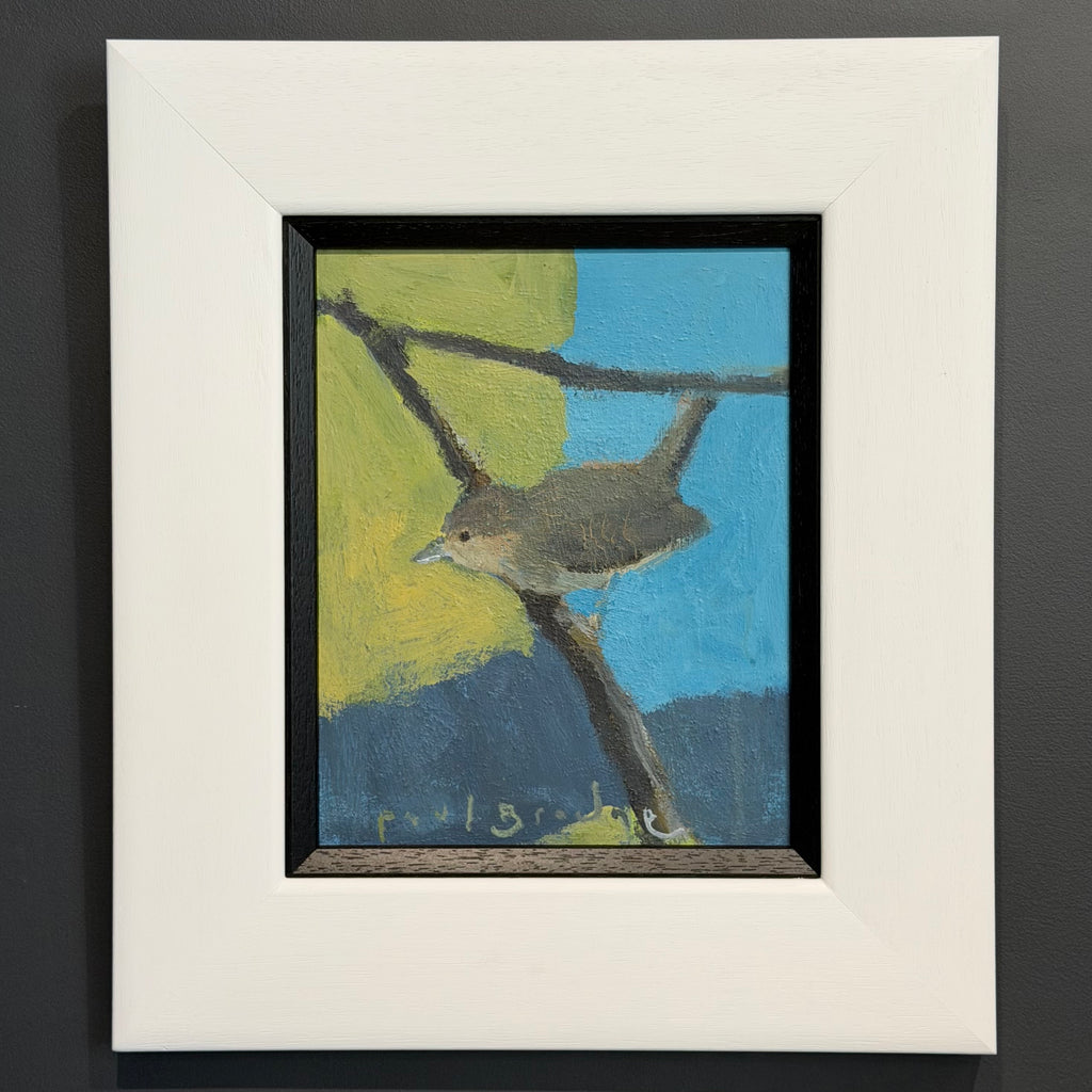 Acrylic on Wood Panel - ‘Small lively & full of spirit’ [Wren]