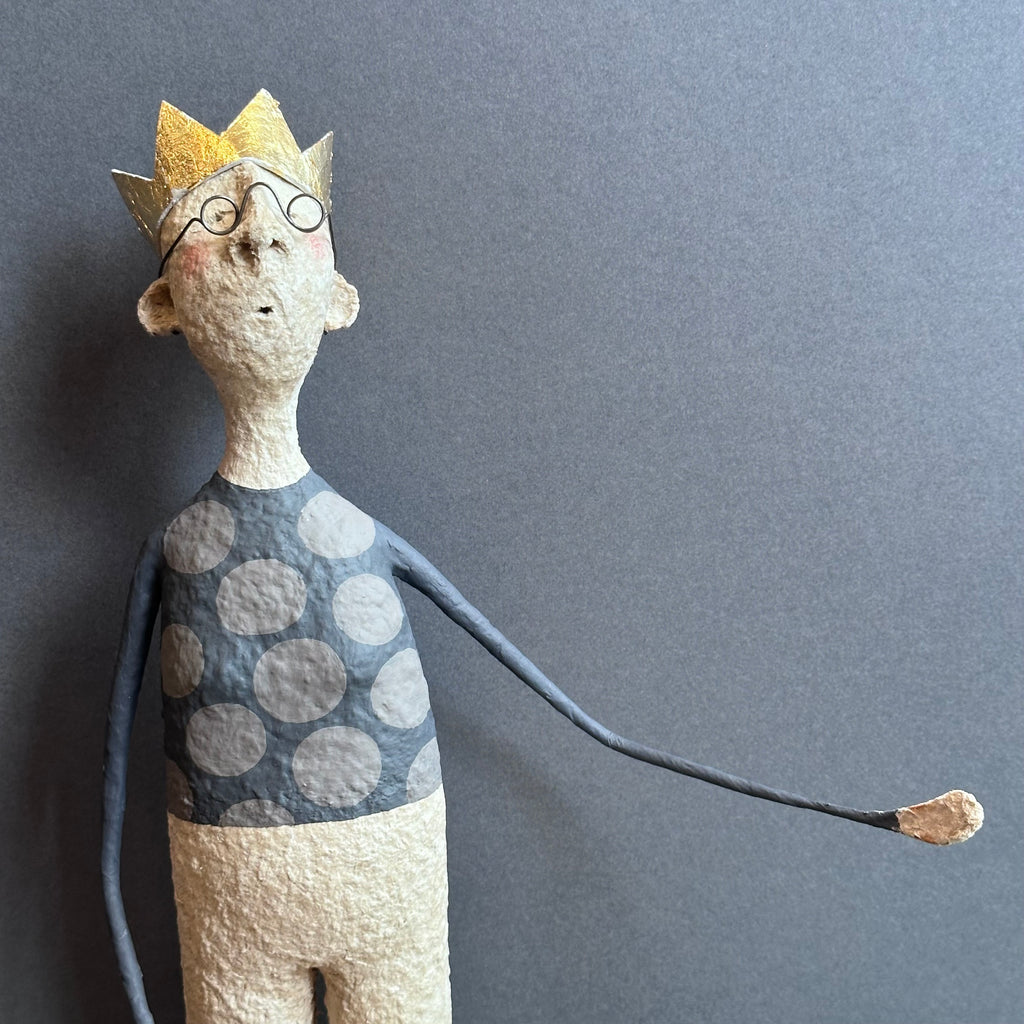 Paper Mache Sculpture - Horace The Tall King