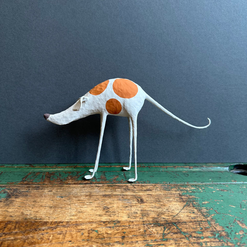 Paper Mache Sculpture ‘Queenie the Dog’