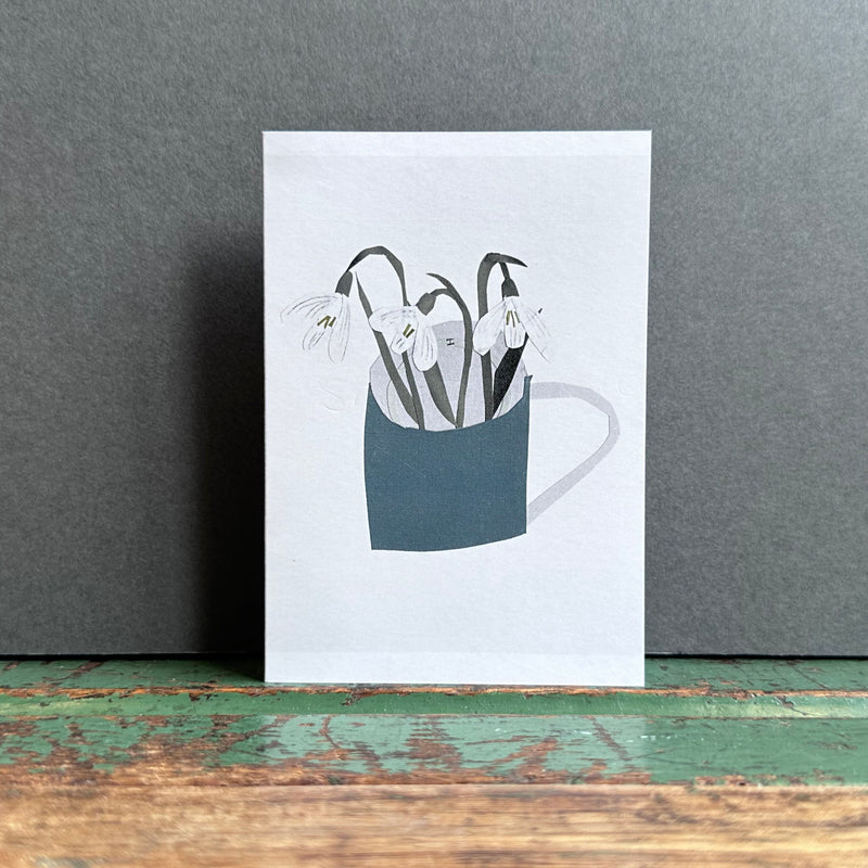 Mini G/Card - Snowdrops in a Cup Collage