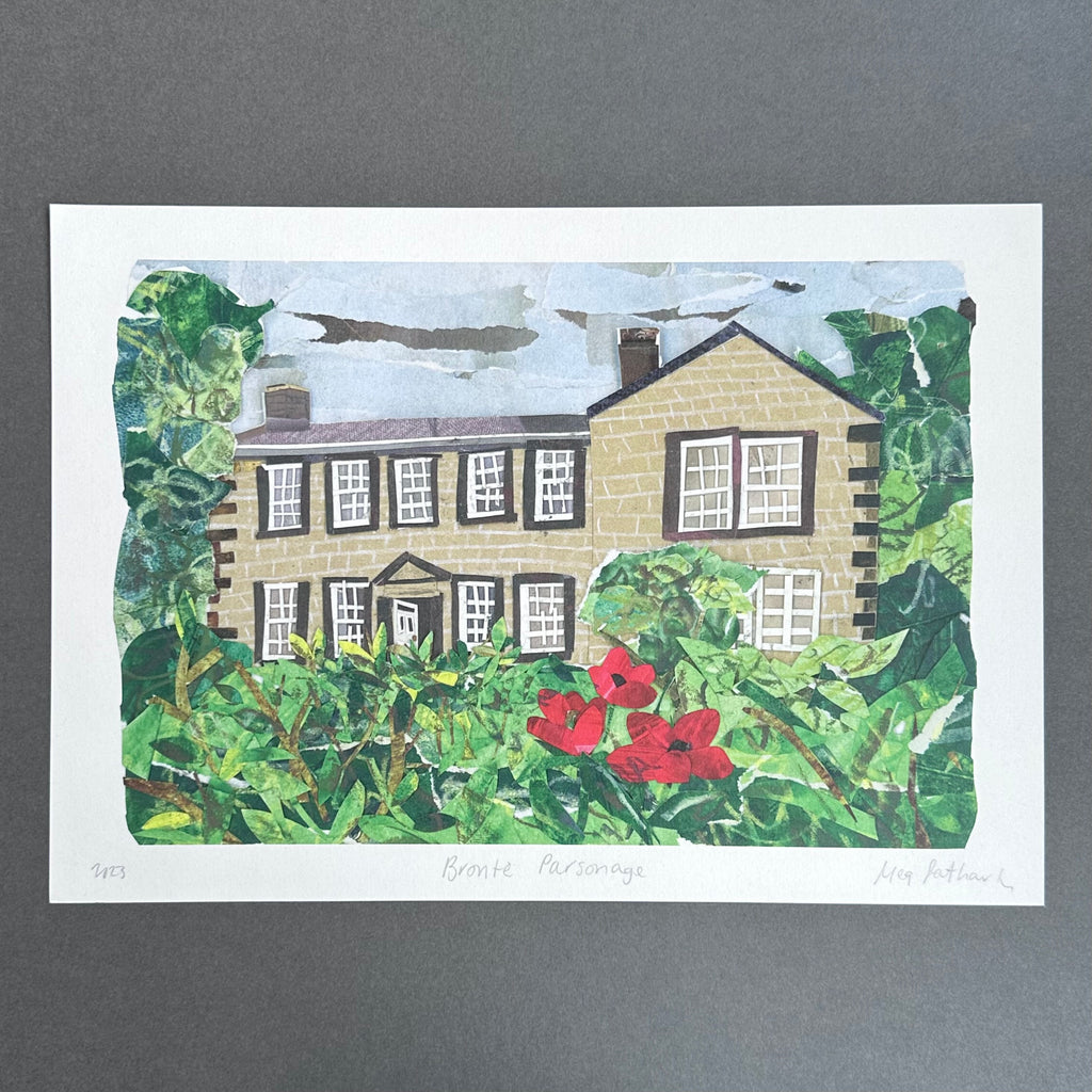 Print - A4 - Brontë Collage - The Parsonage