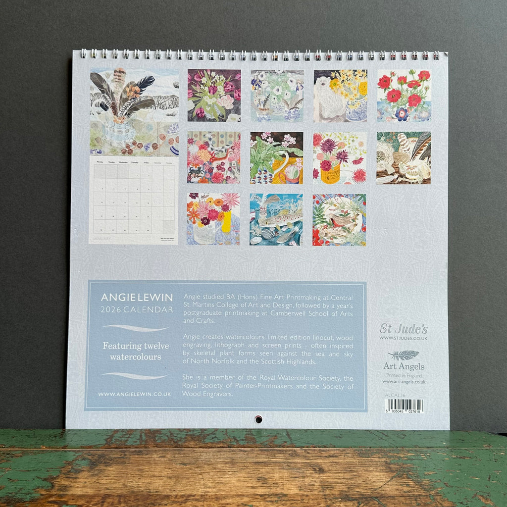 Wall Calendar 2026 - Angie Lewin