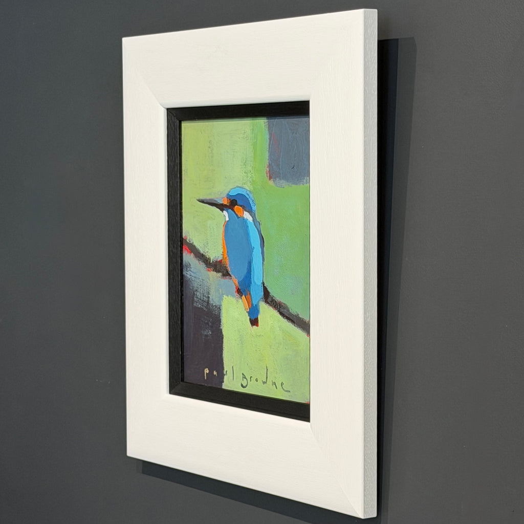 Acrylic on Wood Panel - ‘Maverick’ [Kingfisher]