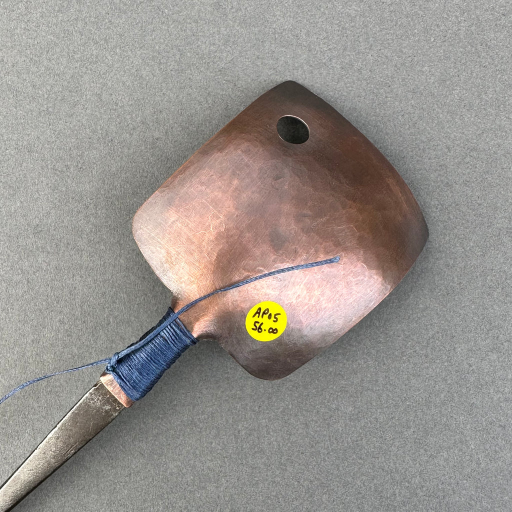 Decorative Enamel Spoon 'Old Metal Drill Bit’