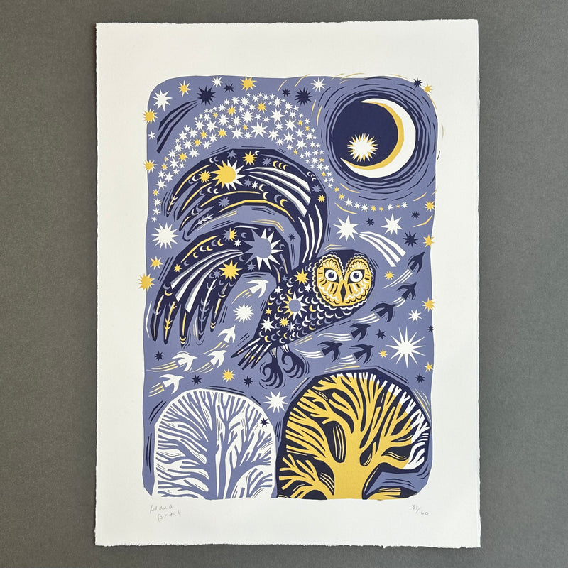 Ltd Edition Screenprint - Midnight Owl