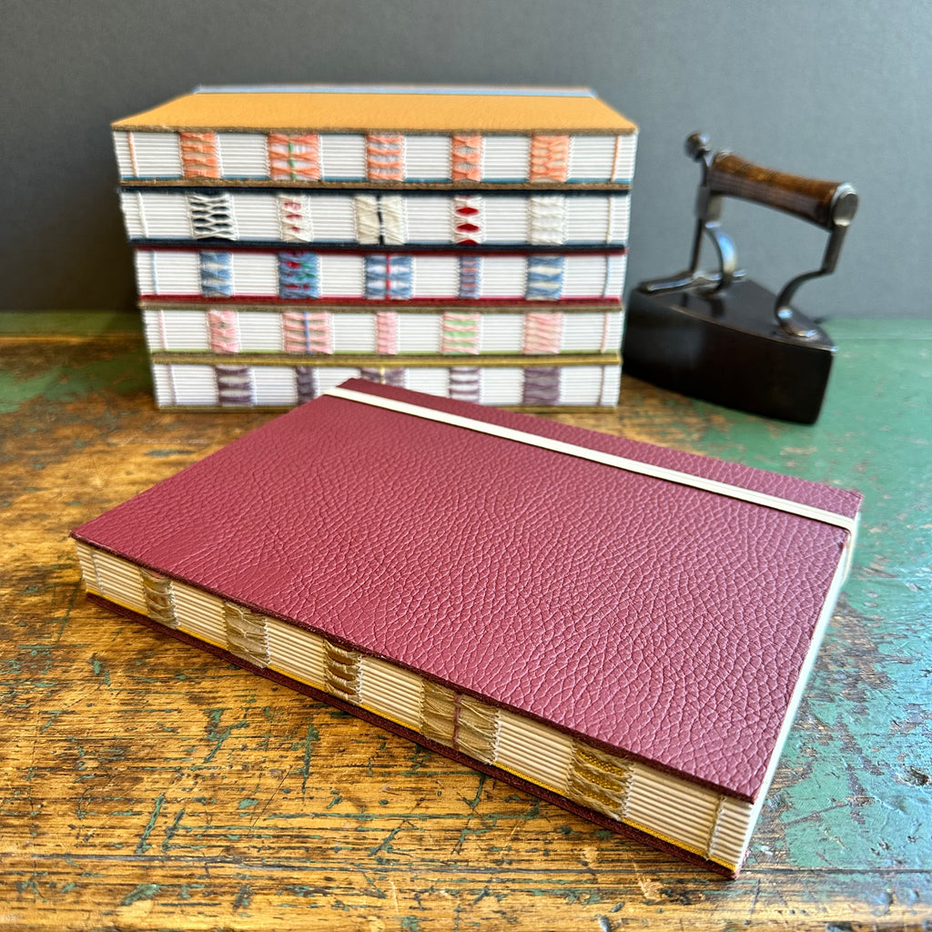 Exposed Spine Notebook [Large] - Mulberry