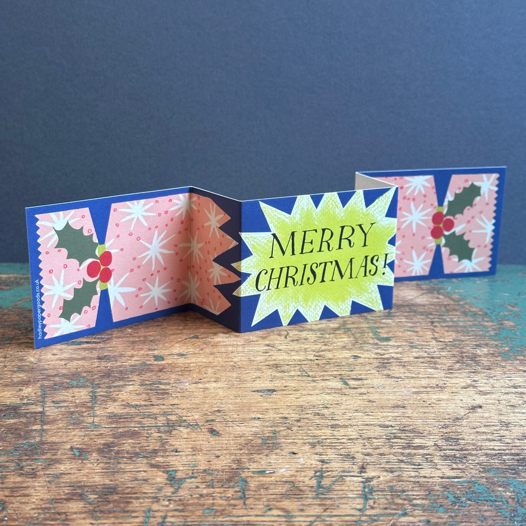 Christmas Card - Cracker - Starburst
