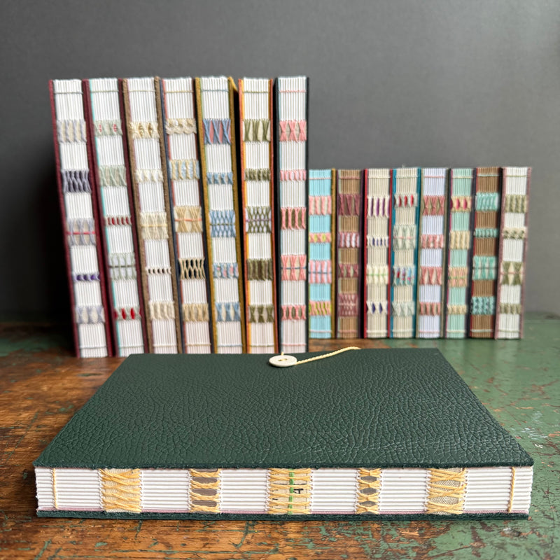Exposed Spine Notebook [Large] - Forest