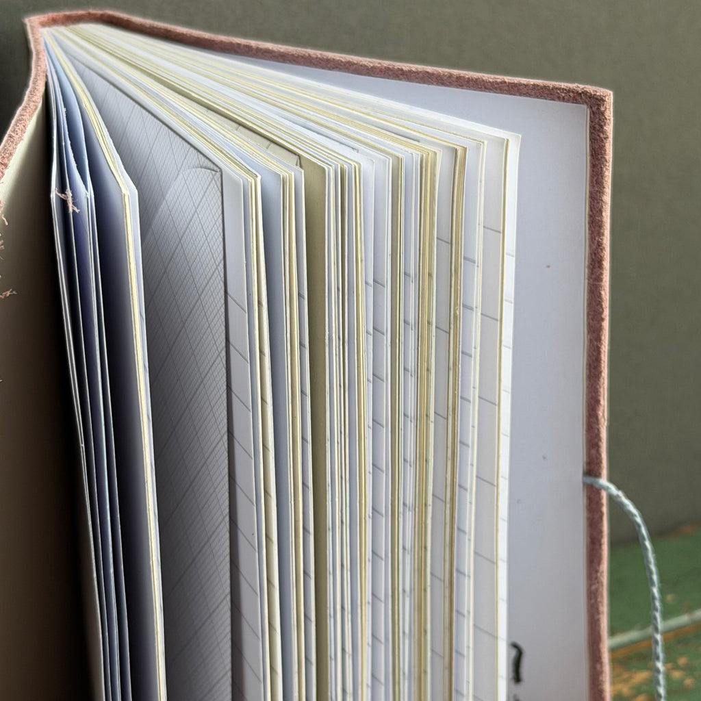 Darned Heart Notebook [Medium] - Cardinal #A