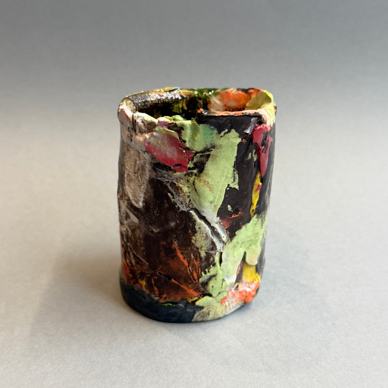 Ceramic Pot - Moorland - Tall Tealight  #B