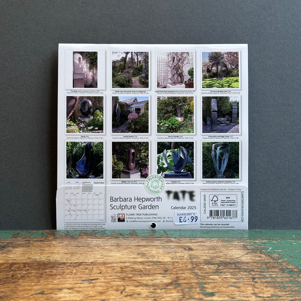 Mini Calendar 2025 - Barbara Hepworth Sculpture Garden