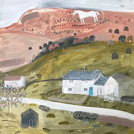 G/Card - Janine Burrows - White Horse of Kilburn