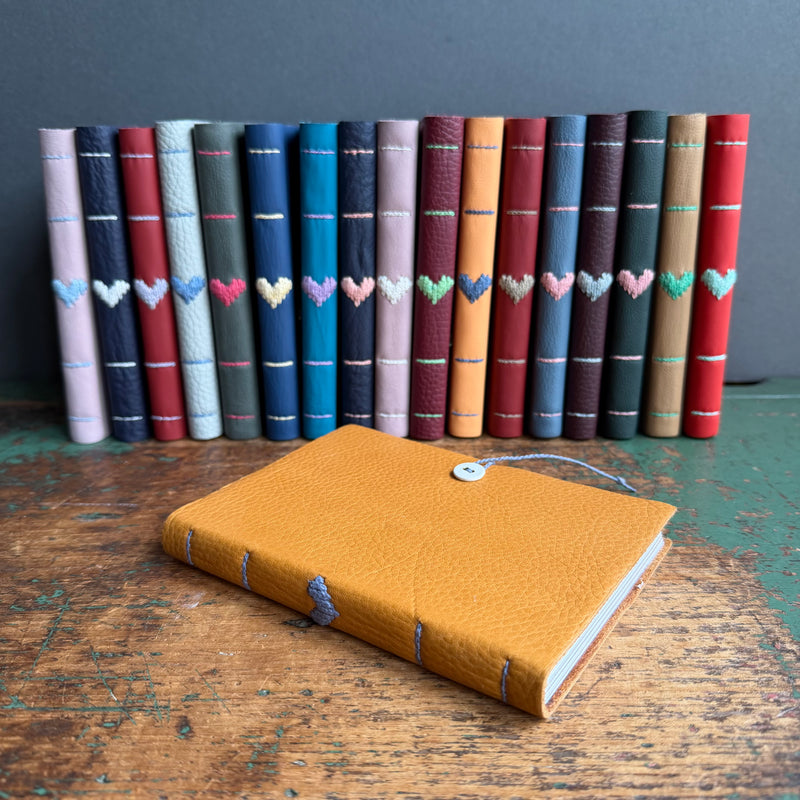 Darned Heart Notebook [Medium] - Ochre