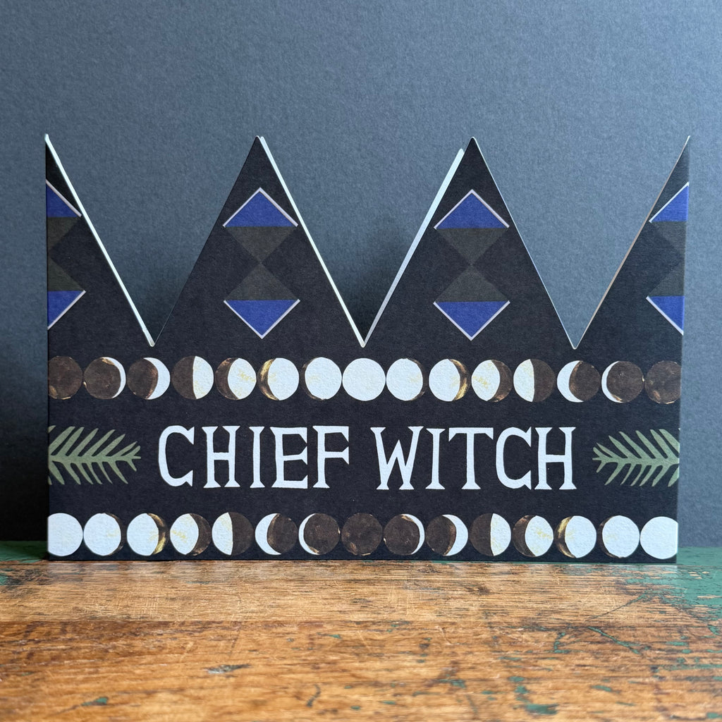 Party Hat Greeting Card - Chief Witch