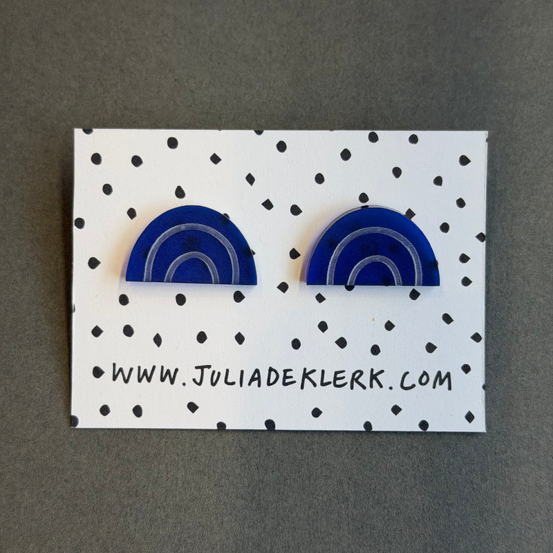 Studs - Arches in Blue