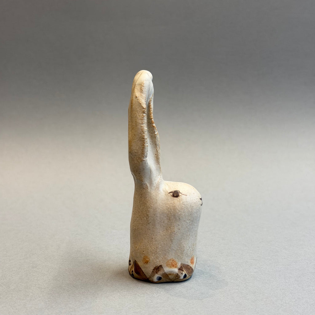 Stoneware Rabbit Head #D