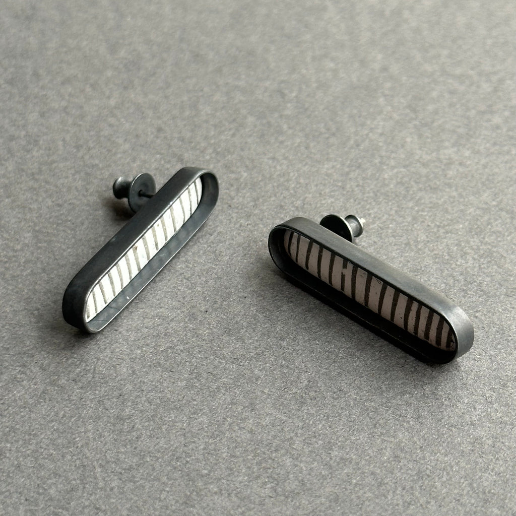 Earrings Lozenge Studs