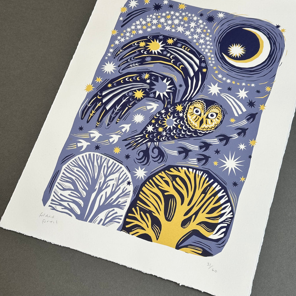 Ltd Edition Screenprint - Midnight Owl